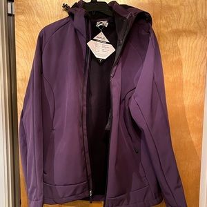 Purple all weather jacket